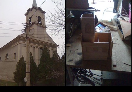 ekeli templom makett